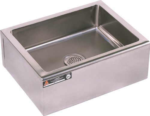 Aero floor-mounted stainless steel mop sink