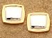 14KT Two-Tone Gold Cuff Links