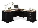 L Shaped Computer Desk by Riverside