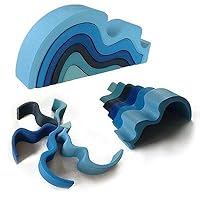 Grimm's Stacking Nesting Wave - Large