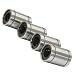 Pack of 4 LME12UU Linear Motion 12 mm Ball Bushings, Closed Type, Metric