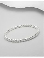 Ball Bangle Bracelet In Sterling Silver
