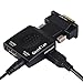 GeekClan VGA To HDMI Output With Audio USB Power 1080P HD TV AV HDTV Video Converter Adapter PC/Laptop To HDMI TV/Projector - Black