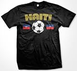 Haiti Flags International Soccer T-shirt, Haitian National Pride Mens Shirt