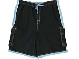 Review   / Club Room Microfiber Cargo Swim Trunks