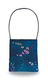Classic Chinese Style Pouch Bag - Navy Blue