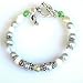 Juvenile Diabetes Awareness Bracelet, Green-Family