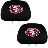 Headrest Seat Cover - NFL Football - San Francisco 49ers - Pair