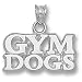 Univ Of Georgia Gym Dogs Pendant (Silver)