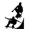 RoomMates RMK1313GM Chalkboard Skaters Peel & Stick Wall Decals