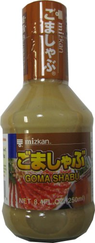 Mizkan Dipping Sauce For Shabu-Shabu Sesame Flavor - Goma Shabu , Net Wt 8.4 Fl Oz (1 Bottle)