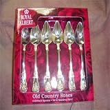 Old Country Rose 6pc Dessert Spoon Set