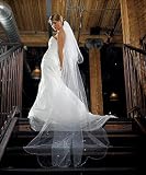 Weddingstar 8966 2-Tier White Standard Tulle Veil- Floor Length