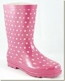 Western Chief - Women's Mid-Height Pink Dots Rain Boots