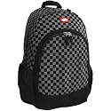 Vans Van Doren Checkerboard Print Backpack (Black/Grey)
