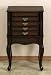 31" High Antique Style JEWELRY BOX VANITY with FANCY LEGS
