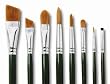 One Stroke INT1299 Folk Art One-Stroke Completer Brush Set with 8 Paintbrushes