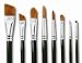 One Stroke INT1299 Folk Art One-Stroke Completer Brush Set with 8 Paintbrushes
