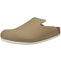 Birkenstock Clogs ''Davos'' from Wool in stone with a regular insole