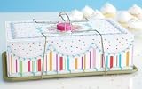 Vintage Style Birthday Cupcake or Sheet Cake Tin / Carrier