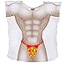 Flames Thong Guy Cover-Up T-Shirt Size M/L