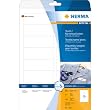 Herma Namens-/Textiletiketten A4, 4420, 88,9x33,8 mm abl�sbar Acetatseide400 St�ck wei�