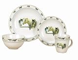 River`s Edge 16-Piece Dinnerware Set (Horse)