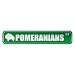 pomeranian46 - POMERANIANS ST STREET SIGN DOG