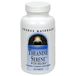 Source Naturals Theanine Serene with Relora, 120 Tablets