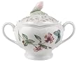 Lenox Butterfly Meadow Fine Porcelain Sugar Bowl with Lid