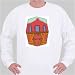 Sweatshirt with Texas, doors, mansion, palace, scene, wall, windows, arch