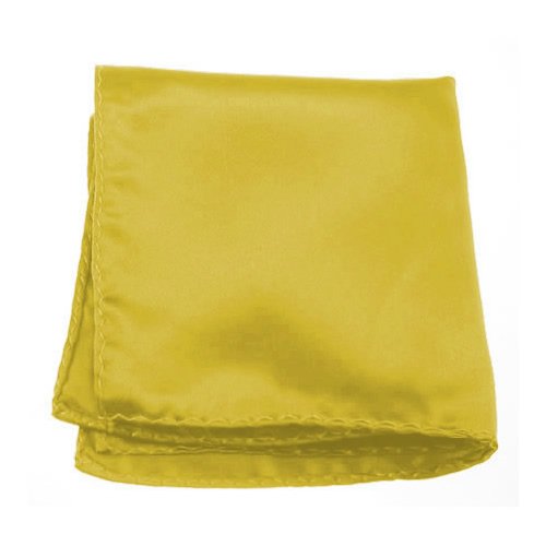Solid Color Pocket Square by Jacob Alexander - Gold