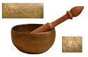 Hand Hammered 5" B Ohm Tibetan Singing Bowl - Crown Chakra