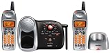 Uniden DCT 648-2 2.4 GHz Expandable Cordless Phone with Dual Handsets, Answering System, and Caller ID