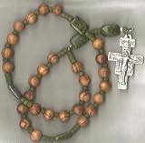 Anglican Rosary of Olivewood with St. Francis Cross