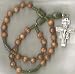Anglican Rosary of Olivewood with St. Francis Cross