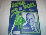 PAPER DOLL J. BLACK 1951 SLIGHT SEAM TEAR SHEET MUSIC FOLDER 321 SHEET MUSIC