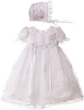New Long Length Traditional Christening Dress 0-6M (B570)
