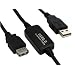 InLine USB 2.0 Aktiv-Verl�ngerung, mit Signalverst�rkung "Repeater", Stecker A an Buchse A, 10m