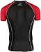 New 065 Black Skin Tights Compression Base Layer Short Sleeve Mens T Shirt