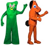 Gumby & Pokey Couples Costume Set Adult Standard