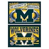 Michigan Wolverines Set of 2 Magnets **
