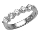 0.75 (3/4) cttw Karina B(tm) Round Diamonds Band - Platinum, 18kt White or Yellow Gold