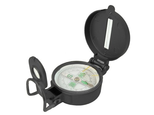 Daxx Metal Case Military Engineer Style Lensatic Compass