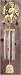Outdoor Living : Pack of 4 'Sing to the Lord a New Song' Angel Windchimes