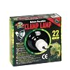 Zoo Med Deluxe Porcelain Clamp Lamp with 8.5-Inch Dome, Black