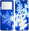 Snowflakes 2 - Apple iPod nano 1G (1st Generation) 1GB/ 2GB/ 4GB Protector Skin Decals - Faceplate Stickers