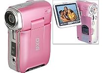 DXG DXG 565VP 5.0 Megapixel Ultra-Compact Digital Camcorder with 2.4-Inch LCD (Pink)