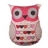 Sass & Belle Ditsy Owl Cushion With Inner - 36 X 40 Cm