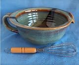 Handmade Batter Bowl with Whip in Ponderosa